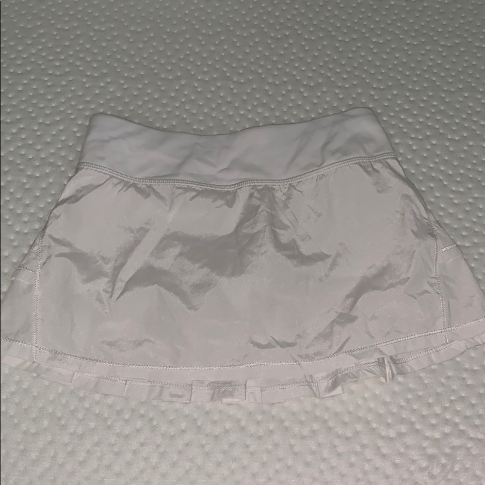 White skirt!